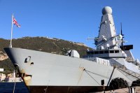 HMS Diamond in Gibraltar